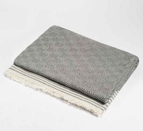 Плед "OLIVIA" пепельный, 170Х210