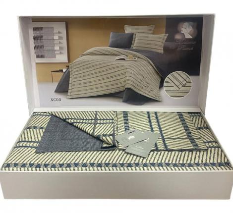 Постельное бельё Madame Plumes "LAVENDER LULLABY" XC-05 Сатин, Евро