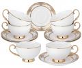 Чайный набор "ДВОРЕЦ" на 6 персон, 12 предметов (250 мл)