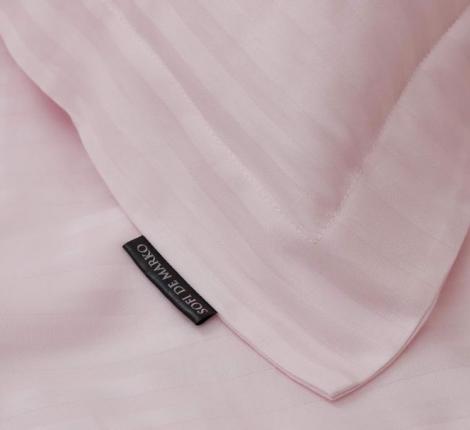 Постельное белье "Sofi de Marko" Моне (пудра) Страйп Сатин, 1,5 спальный