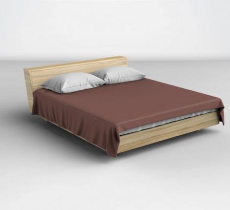 Простынь поплин без резинки (PKP-14), 150x220