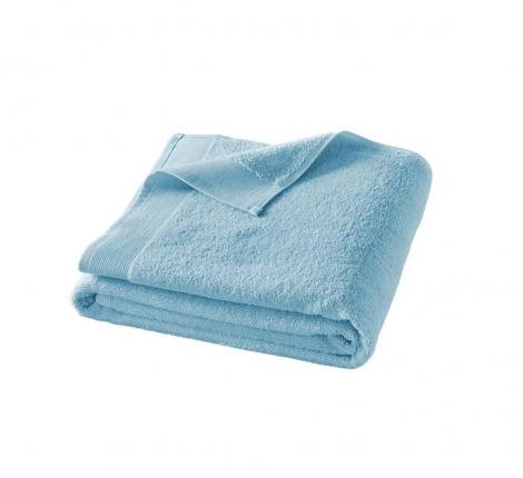 Полотенце махровое "Blanc des Vosges" UNI BLEUET (голубой), 55х110