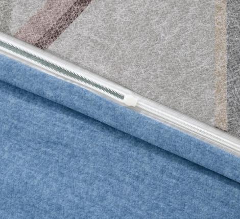 Постельное бельё "KARTEKS" жаккардовый сатин АКВАРЕЛЬ CVP 05, 2 спальный