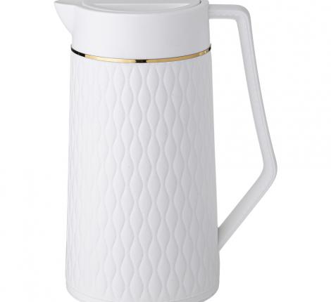 Термос "AGNESS" 734-100, 1000 мл (белый)