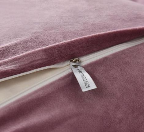 Постельное белье с одеялом &quot;Sofi de Marko&quot; Энрике (лиловый) Велюр, Семейный