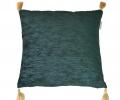 Наволочка декоративная "Sofi de Marko" Эстер (зеленая) Жаккард, 45х45