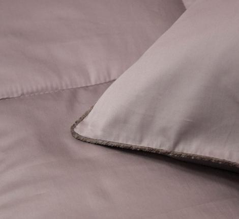 Постельное белье с одеялом "Kazanov.A." Sheffild Premium (капучино латте) Велюр/Сатин, Семейный