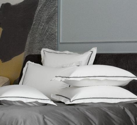 Наволочка с узкой отделкой "ALPINE GRAPHITE ALLURE GRASS" Мако-Сатин, 50х70 (2шт)