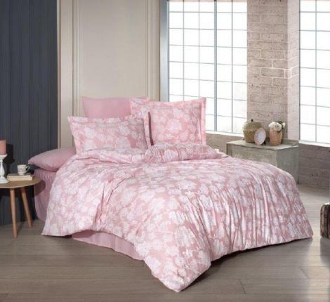 Постельное белье Ecosse "SOFIA PUDRA" Сатин, Семейный