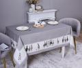 Скатерть с пропиткой "FAMILY FARM" 160х220 см, серый