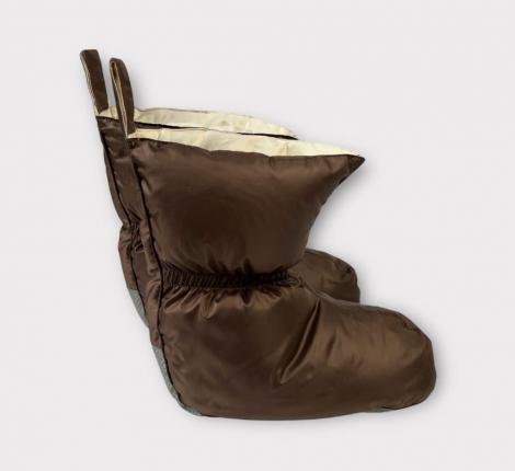 Сапожки-носочки пуховые "Comfort Socks Travel Grass" BEIGE, 36-39 р.