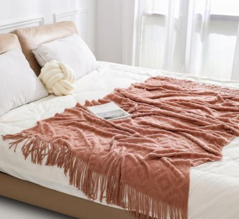 Плед вязаный PA-16, 130х200