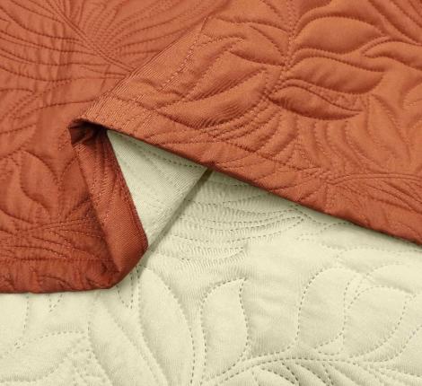 Покрывало Primavelle "ARTI" Биософт 140х200, Листья Терракот