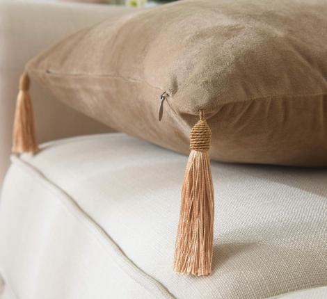 Наволочка декоративная "Sofi de Marko" Кэтрин (беж) Велюр, 45х45 