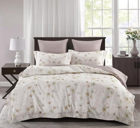 Постельное белье "Asabella" 2354-7 Сатин, Семейный