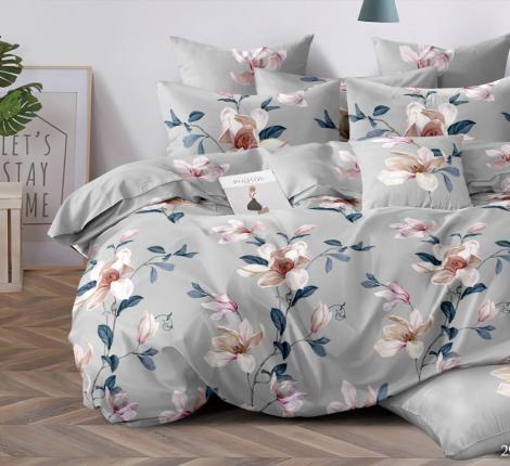 Постельное бельё "Cleo" Art Color 15/297-AC Полисатин, 1,5 спальный