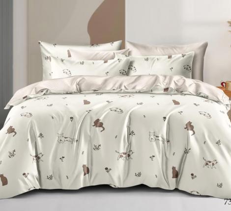 Постельное бельё "Cleo" Satin Lux CL15/739-SL Сатин, 1,5 спальный