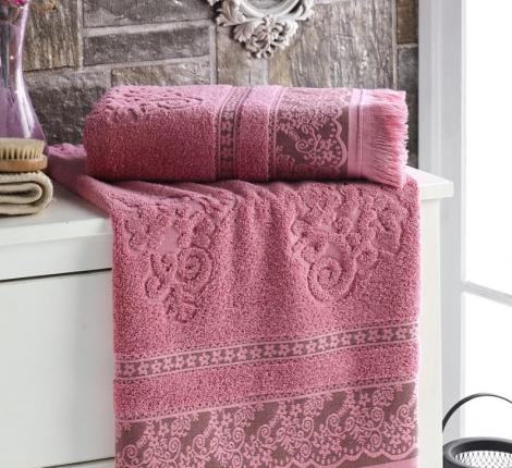 Полотенце махровое AMBIELLA "BIATRIS" 30х50, сухая роза