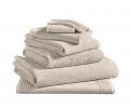 Полотенце махровое "Blanc des Vosges" UNI SABLE (бежевый-серый), 30х50-2шт.