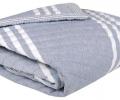 Одеяло-покрывало "OXYGEN" всесезонное, 172х205 (синий меланж)