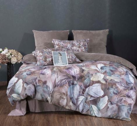 Постельное белье с одеялом "Kazanov.A." Вайнона (капучино) Велюр/Egypt Cotton, Евро