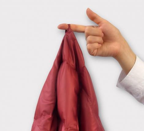 Дорожный плед-пончо пуховый "Travel Cape Plaid Grass" MARSALA, 130х170