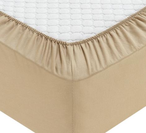 Простынь сатин на резинке PCT-5, 90x200х25