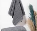 Полотенце махровое Arya 50x90 Quatro, Антрацит