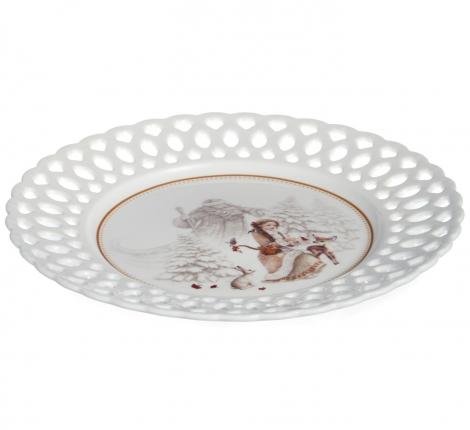 Набор закусочных тарелок 2 штуки "МОРОЗКО", диаметр 20,5 см