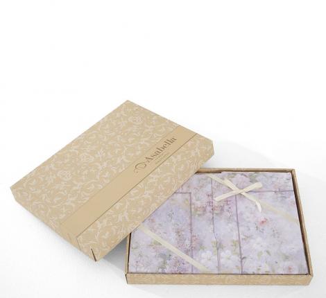 Постельное белье "Asabella" 2324-6 Мако-Сатин, Евро