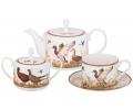 Чайный сервиз "ОХОТА" на 6 персон, 14 предметов