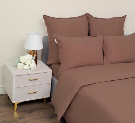 Постельное бельё "Sofi de Marko" Саммер (коричневый) Варёный хлопок, 1,5 спальный