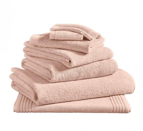 Полотенце "Blanc des Vosges" UNI POUDRE (пудрово-розовый), 100х150