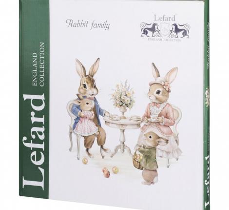 Тарелка обеденная "RABBITS FAMILY", диаметр 25,5 см