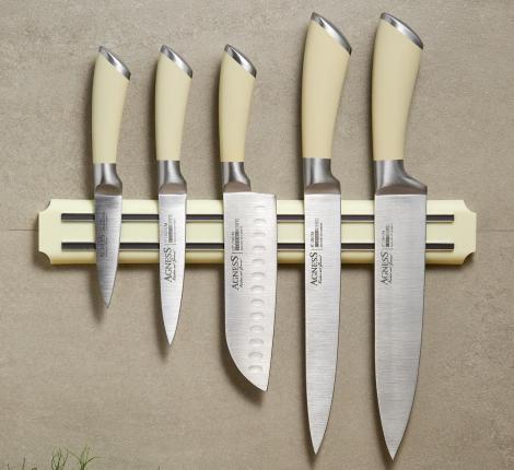 Набор кухонных ножей "AGNESS" с магнитным держателем 911-041, 6 предметов
