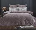Постельное белье с одеялом "Kazanov.A." Пирс (капучино) Велюр/Egypt Cotton, Евро