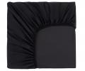 Простыня на резинке "Sofi de Marko" Трисс (черная) Полисатин, 180х200х20