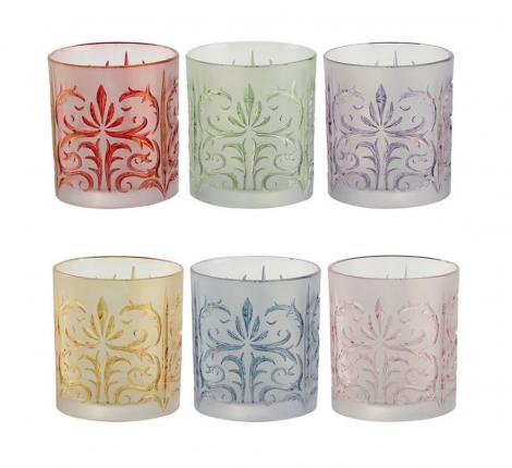 Набор стаканов 6 штук "TATTOO" хрустальное стекло, высота 9 см