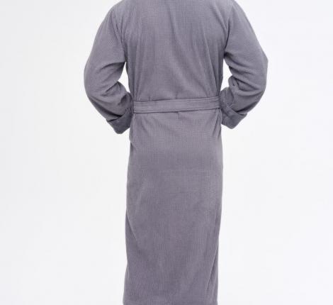 Халат мужской "NUSA" Triga-pirinc desen 1163 серый, 3XL