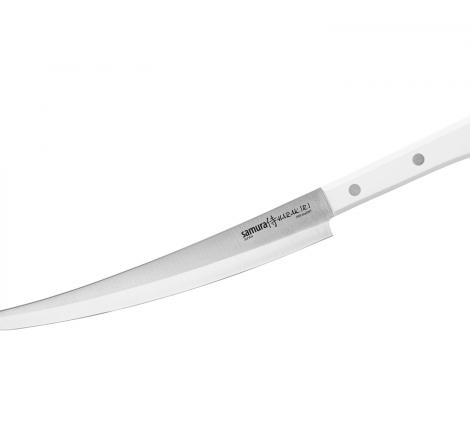Нож кухонный &quot;Samura HARAKIRI&quot; SHR-0046WT/K слайсер Tanto 230 мм, ABS пластик