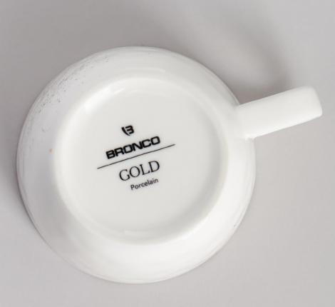 Чайный набор "GOLD" на 2 персоны, 4 предметов (200 мл)