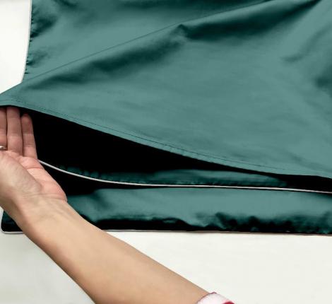 Наволочка "Primavelle" Сатин ДеЛюкс 70х70, Бирюза