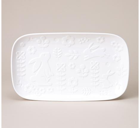 Блюдо прямоугольное "SUNDAY", 25*15*2,5 см