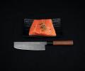 Нож кухонный &quot;Samura OKINAWA&quot; Накири 172 мм с галтовкой, палисандр (с тату)