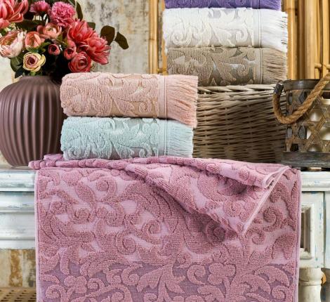 Набор махровых полотенец "PHILIPPUS"  50*90 (1/6 ) LUX COTTON A050 MARY