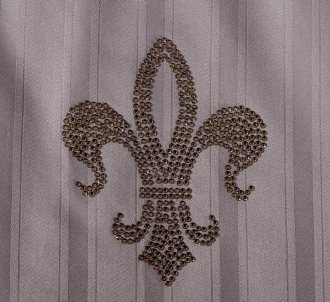 Постельное белье с одеялом "Kazanov.A." Stripe Le-Man (капучино орхидея) Страйп Сатин, Семейный