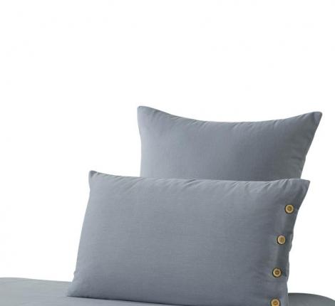 Постельное бельё "KARTEKS" VH-05 вареный жаккард на пуговицах, Евро