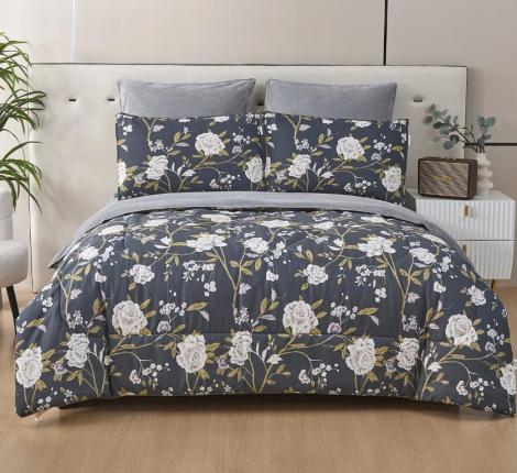 Постельное белье с одеялом "Sofi de Marko" Роберто №39 Велюр/Сатин, Евро