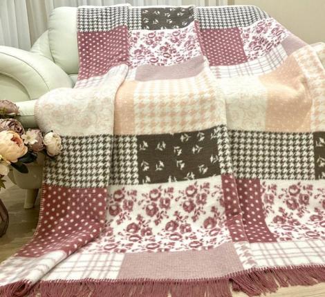 Плед хлопковый Райтекс "КАНТРИ РОЗА", 150х200