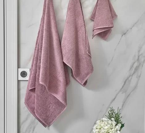 Полотенце микрокоттон Luxberry "TEDDY" 70x140, сливовый джем